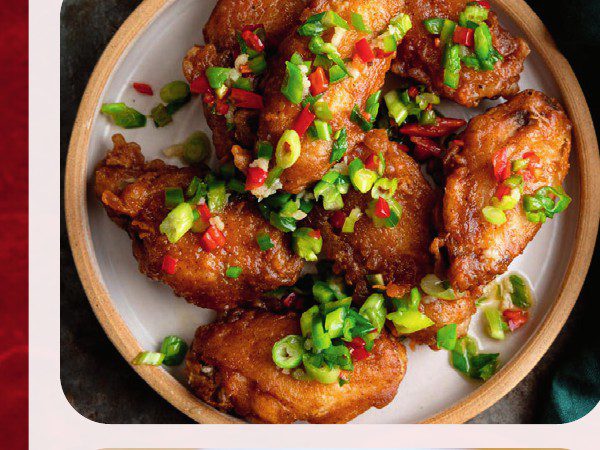 Salt and pepper chicken wings